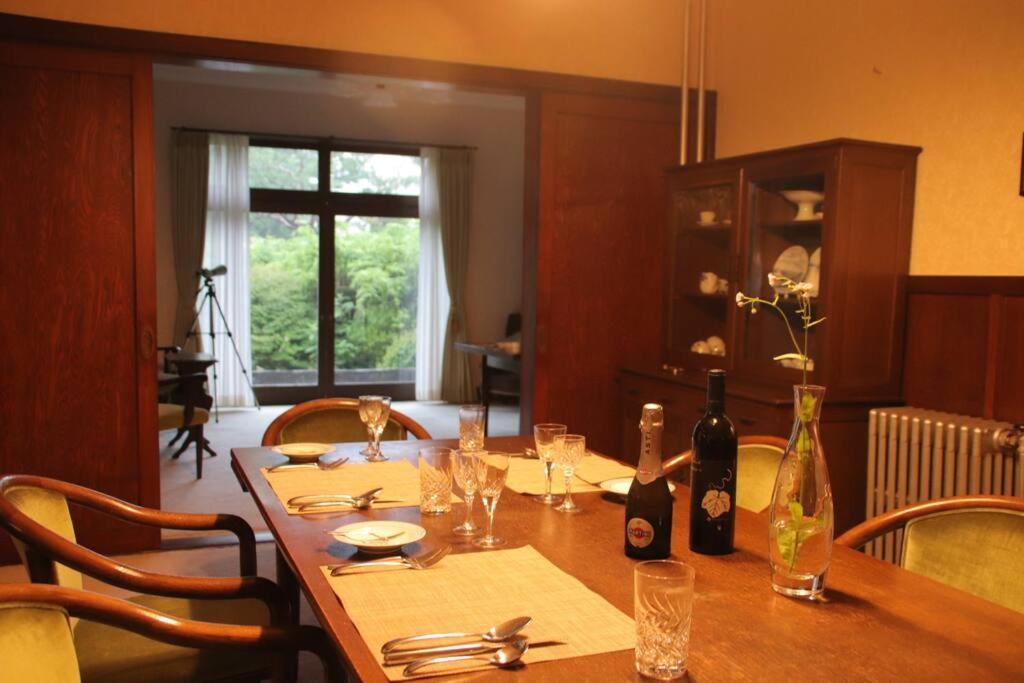 Yamaguchi House Villa,Historic Japanese Room With Onsen هاكوني المظهر الخارجي الصورة
